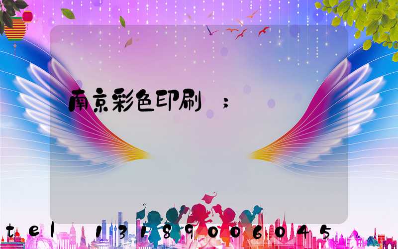 南京彩色印刷廠